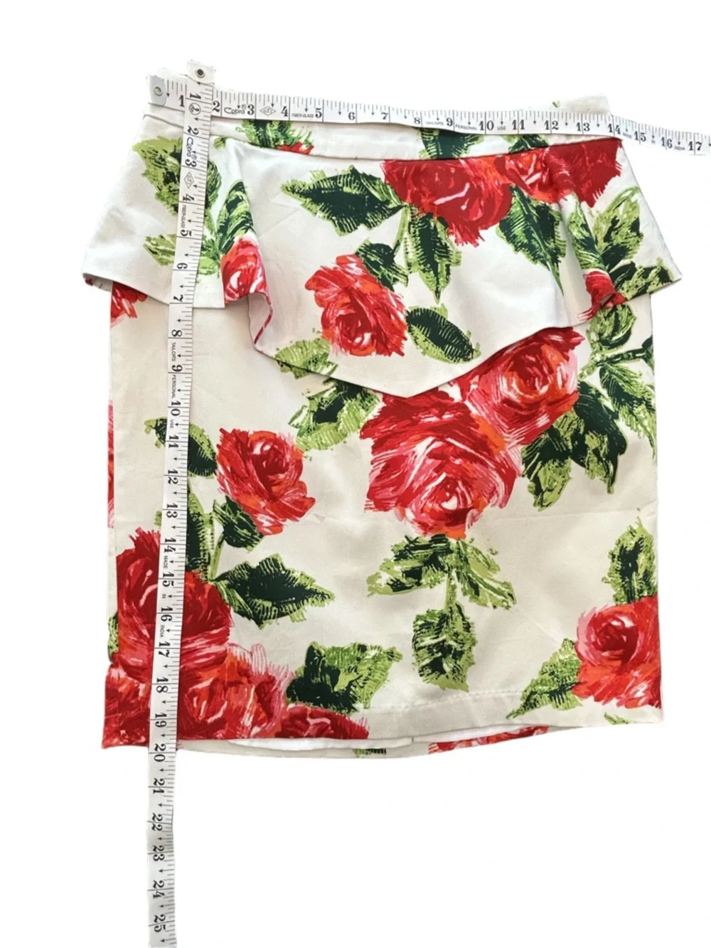 Deadstock Forever 21 Floral Mini Skirt Red Rose Ruffle Overlay Y2K Balletcore XS